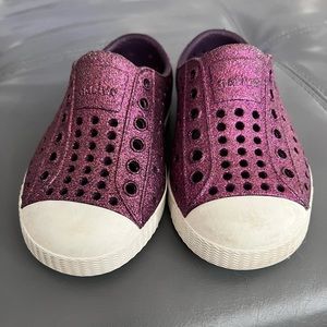 Sparkly purple native size 6 toddler